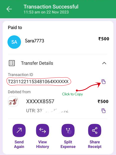 Transaction Information
